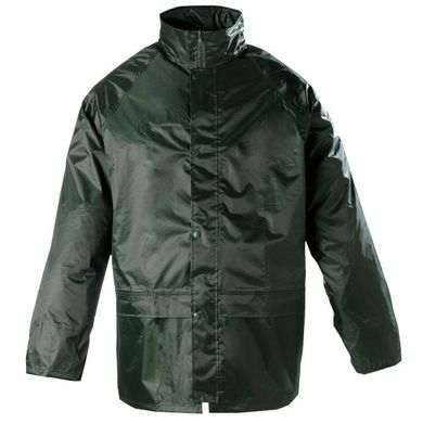 Куртка ПВХ с полиамидом зеленая, куртка, Франція, Франція, XL