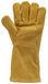 Термостойкие перчатки с крагой спилковые, термозащита до 100° EUROWELD 330, 10