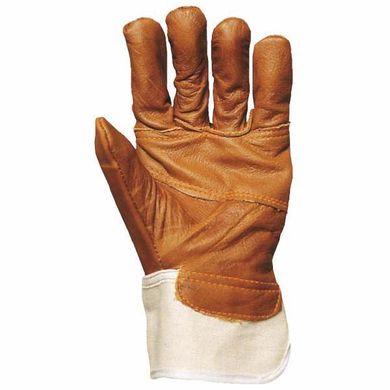 Перчатки рабочие из натуральной мебельной кожи коричневые COVERGUARD 270, 10