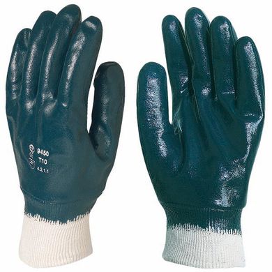 Рабочие перчатки МБС с трикотажным манжетом, покрытые нитрилом COVERGUARD EUROSTRONG, 8
